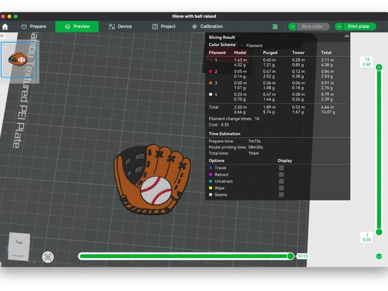 Baseball Glove add-on