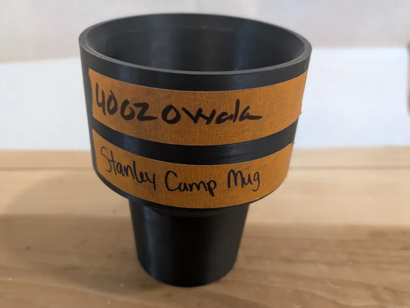 Cupholder adapter for 40oz. Owala thermos