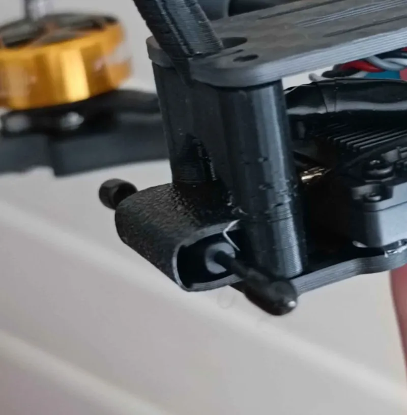 RX radiomaster antenna mount for TBS source one v5
