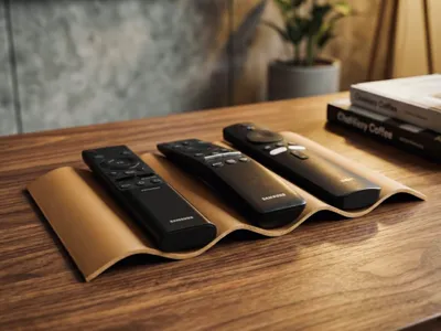 Minimalist Remote Holder | Modern TV Organizer