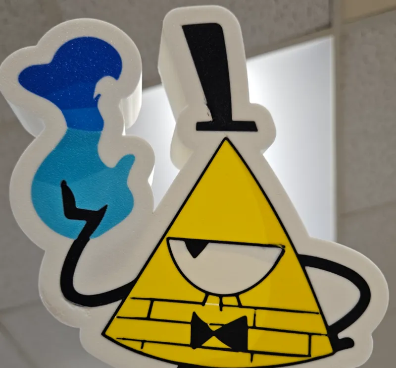 Bill Cipher light box