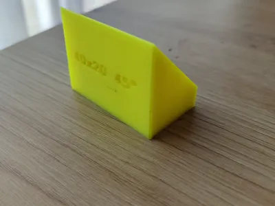 45° and 90° Cutting Jig for 40x20 mm profile