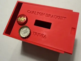 Bottle Cap Trivia Box