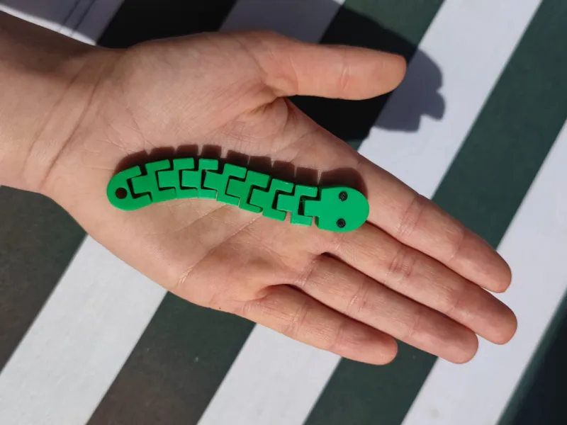Cute Flexi Snake | Articulated Print-in-Place Toy