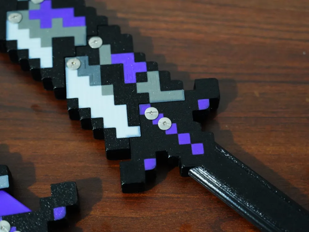 Minecraft Soul-Devouring Serpent Blade OTF Knife - Hardware Reinforced ...