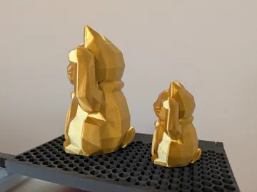 Modelo para impresión 3D: 金運アップ ローポリ 招き猫 — vista de referencia 5