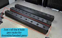 Individual 8 Hole Rack For Beaded/Doorable Pens