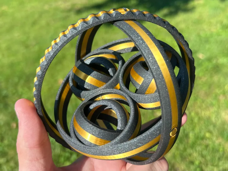 RotaRings - Print in Place Rotating Fidget