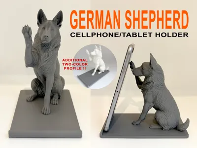 German Shepherd Cellphone/Tablet Holder