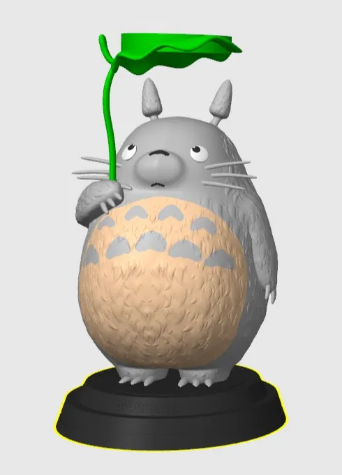 Totoro with leaf mag safe
