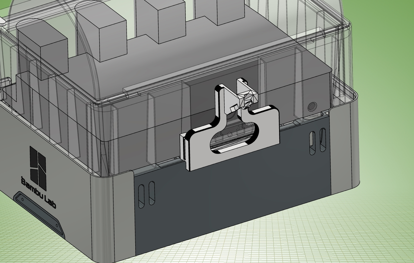 Miniatura 4 do modelo 3D AMS 2 Pro Stackable gridfinity Storage unit
