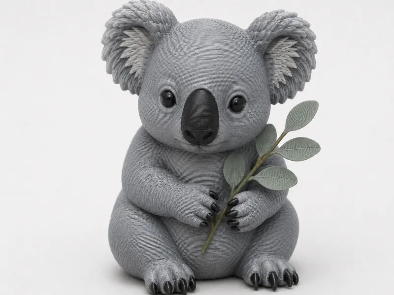 Koala con eucalipto
