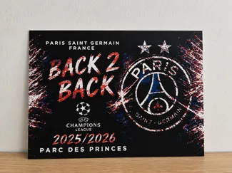 PSG Back 2 Back – Champions 2* 2025/2026 Hueforge