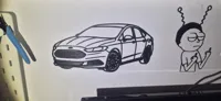 Silhouette murale Ford Mondeo MK5 — photo 2