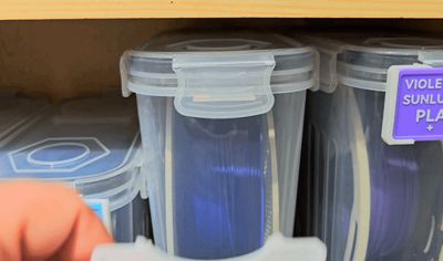 Label holder for box