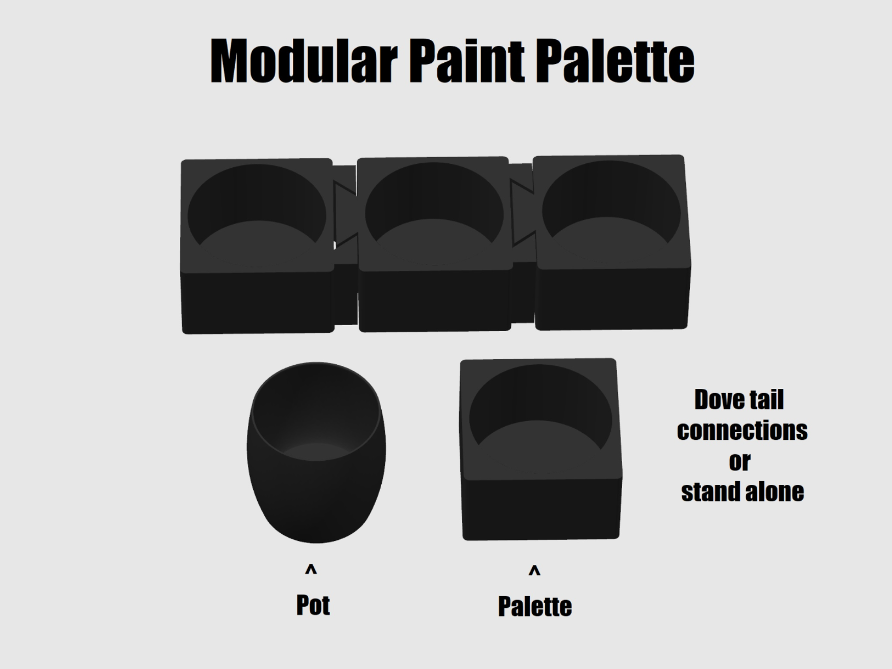 Modular Paint Palette
