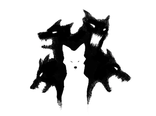 Wolf shadow