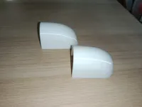 End caps for marine fenders without holes