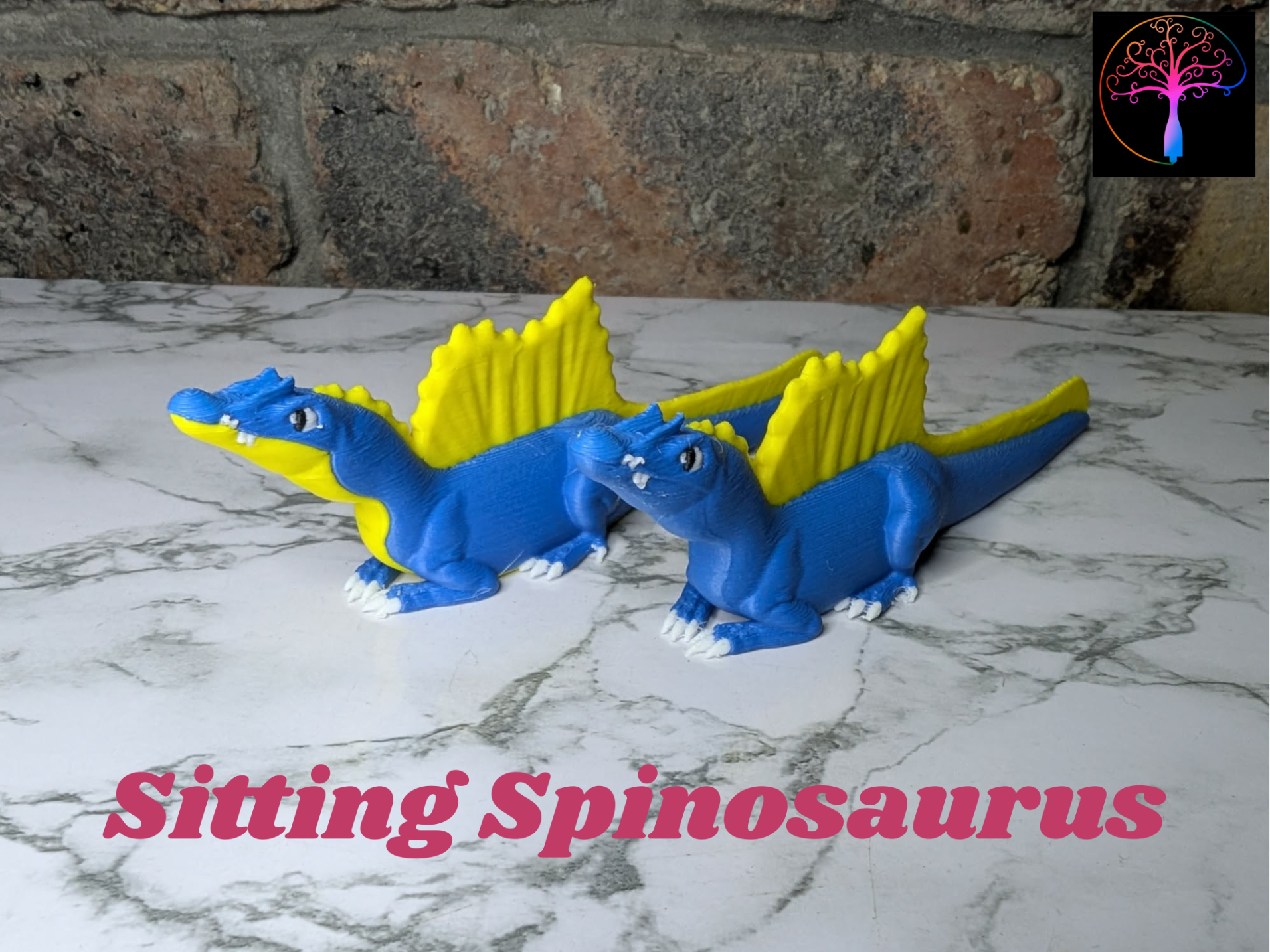 Sitting Spinosaurus - Cute Dino