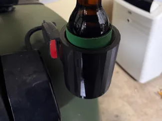 Gator cup holder for web door clip