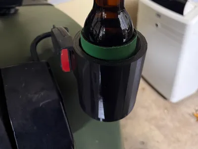 Gator cup holder for web door clip