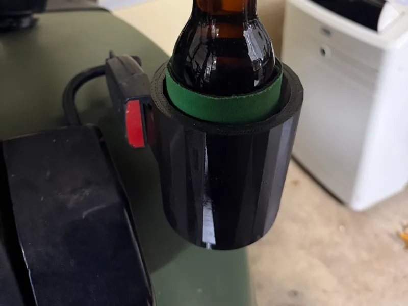 Gator cup holder for web door clip