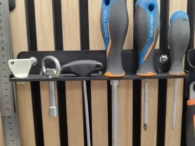 Acoustic Panel tool tray