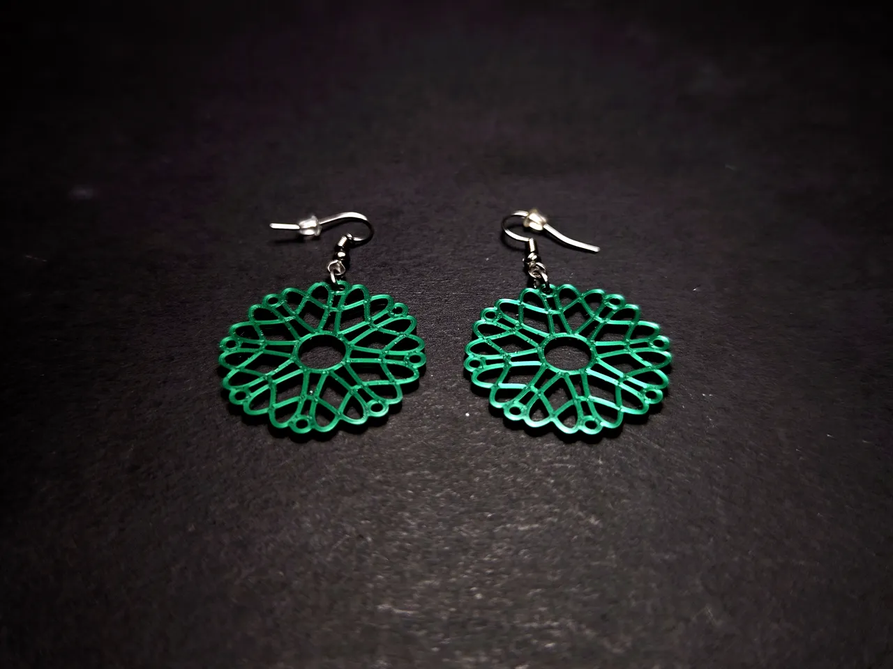Orbit Lace Earrings view 2