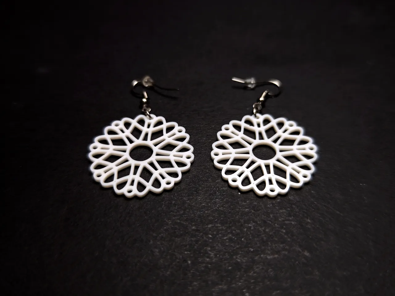 Orbit Lace Earrings view 4