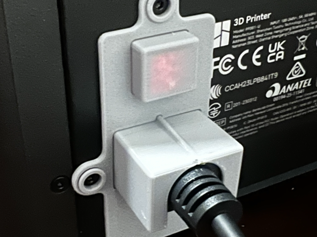 P1S On/Off Switch & Cable Cover - Toddler Proof