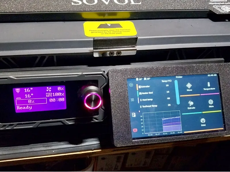 Add klipper screen to SV08, revision 2