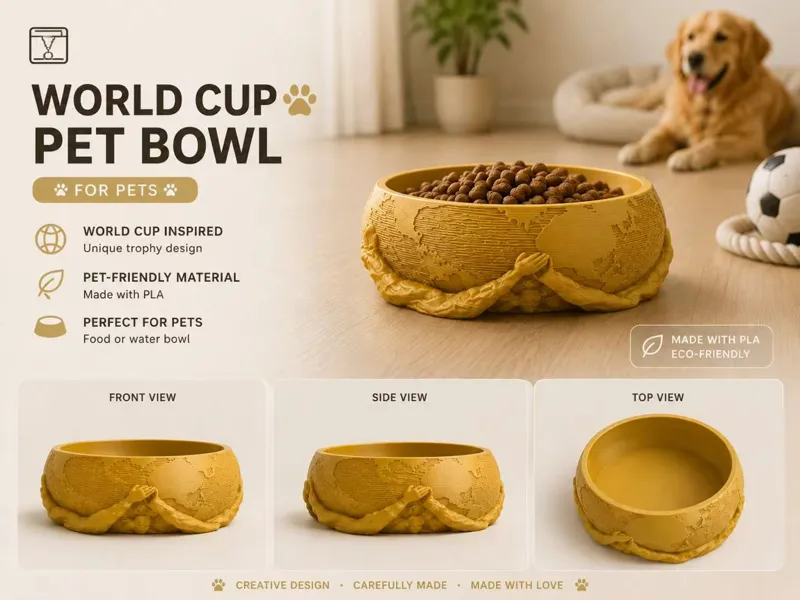 World cup bowl (pet)