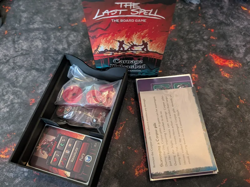 Box Inlay - The Last Spell - Carnage Unleashed