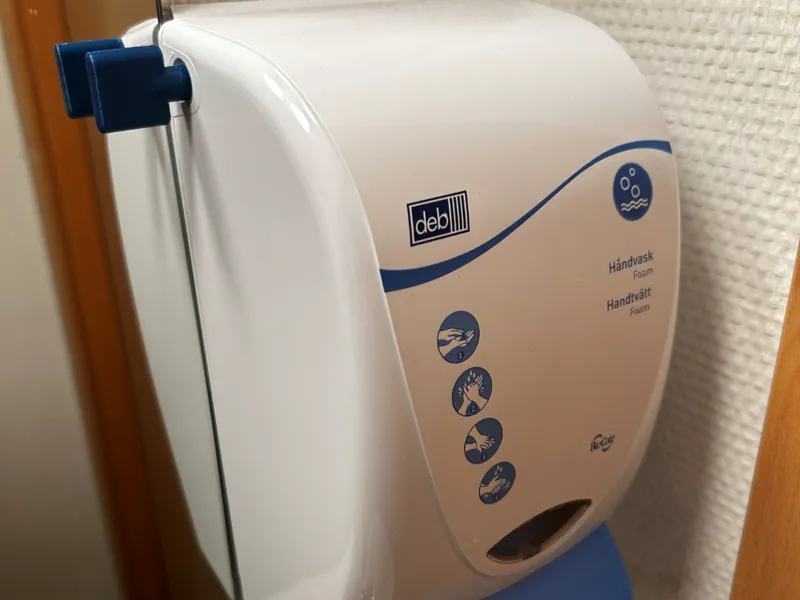 DEB soap foam dispenser key