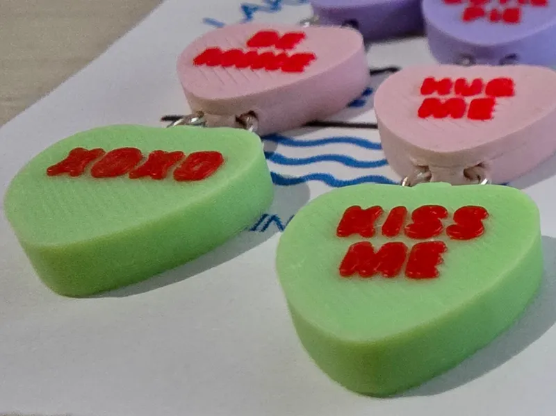 Coversation Heart Earrings 