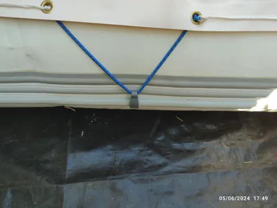 Tarp hook - Ø7 mm elastic cord