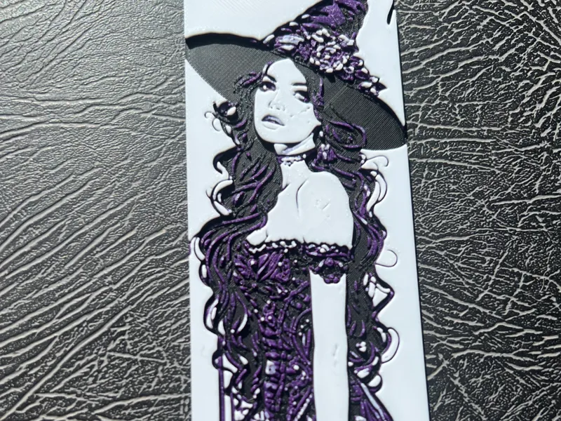 Beautiful witch bookmark FREE COMMERCIAL LICENSE