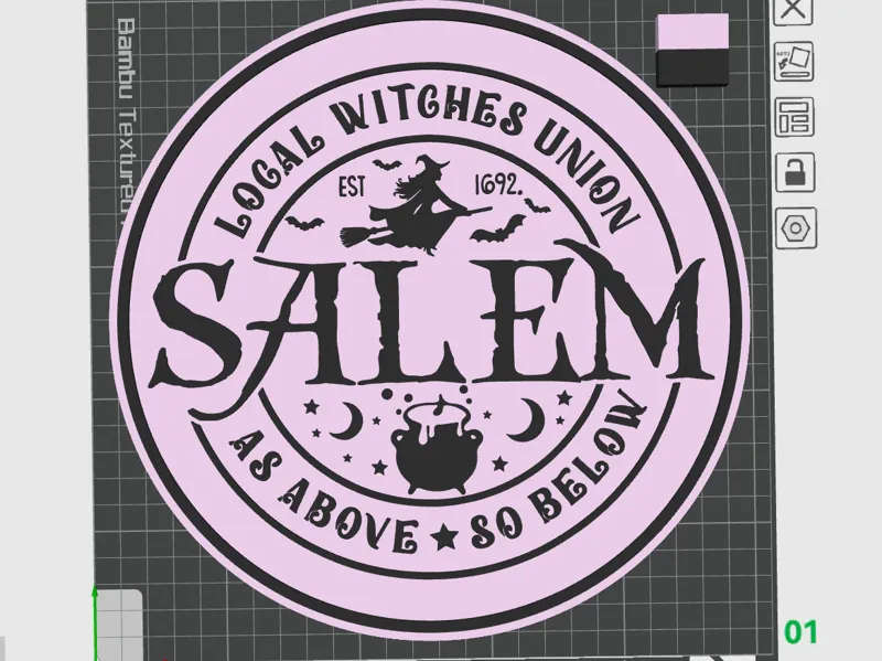 Salem Witch Hanging Plaque 