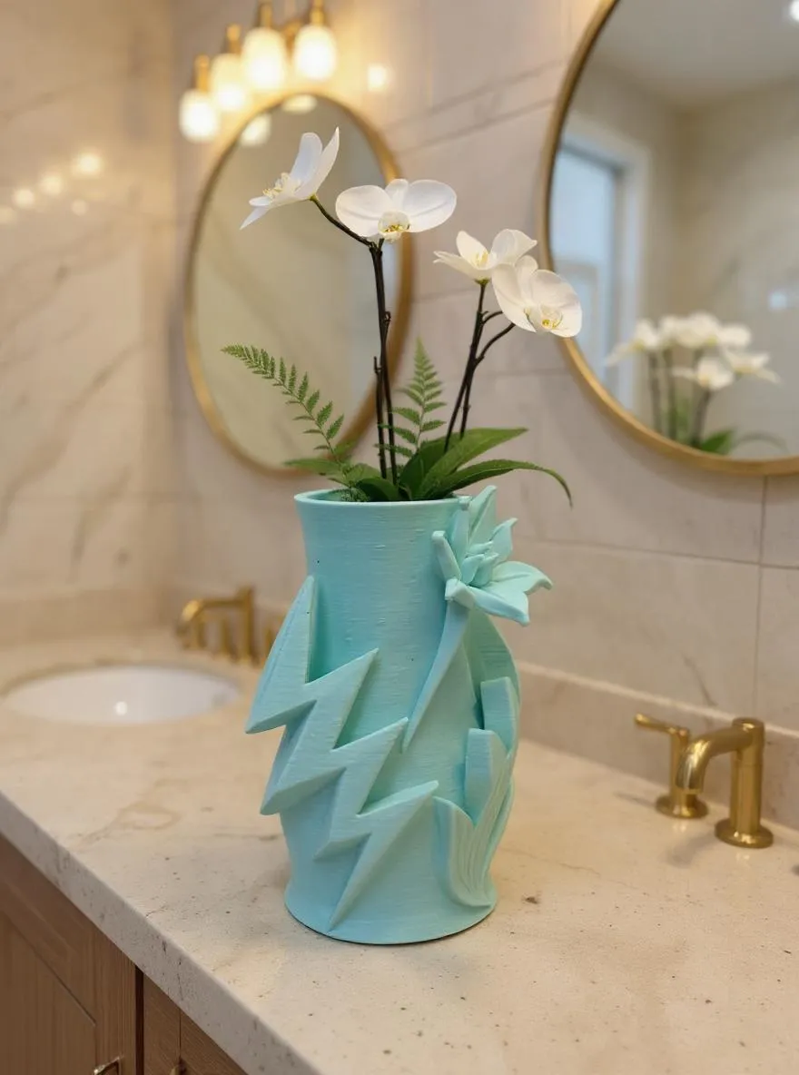 LilyFlare vase with bold floral energy by VASEE MakerWorld: Download ...