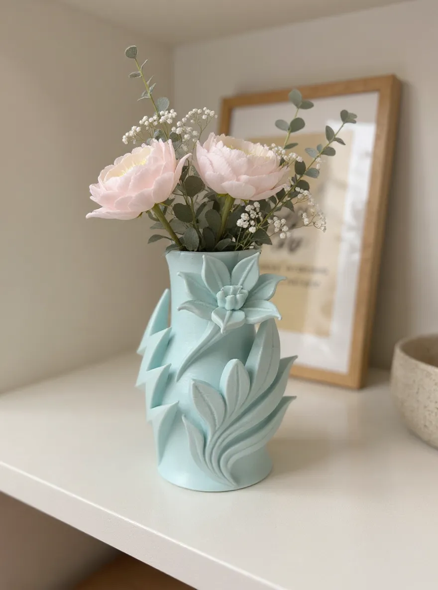 LilyFlare vase with bold floral energy by VASEE MakerWorld: Download ...