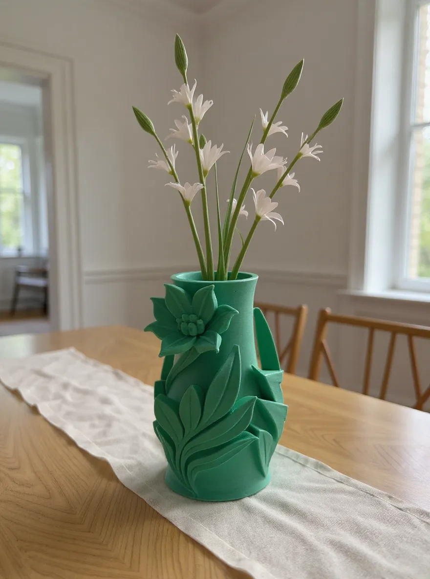 LilyFlare vase with bold floral energy by VASEE MakerWorld: Download ...