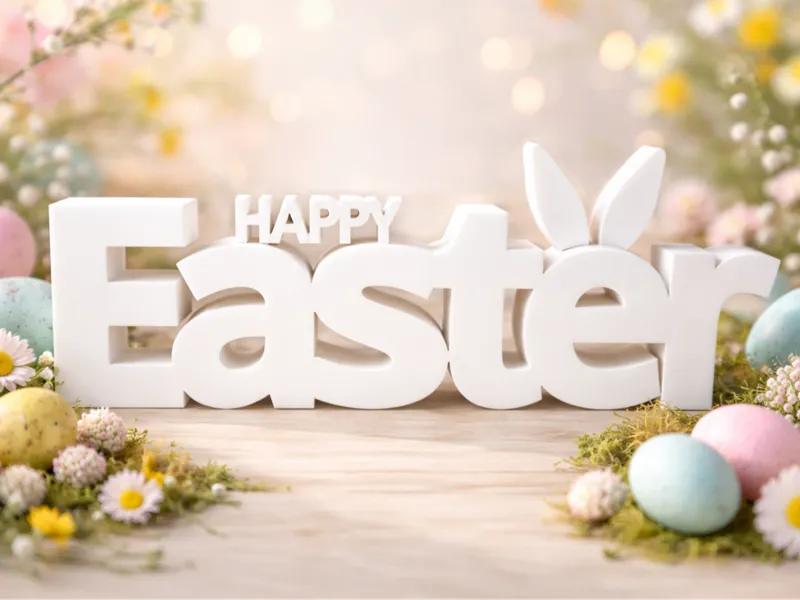 Happy Easter Sign