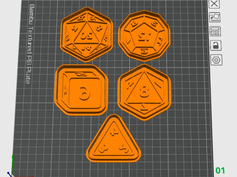 Cortadores galletas dados rol