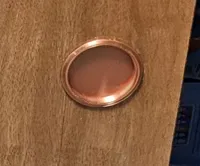 Poignée encastrée pour porte de placard coulissante — photo 1