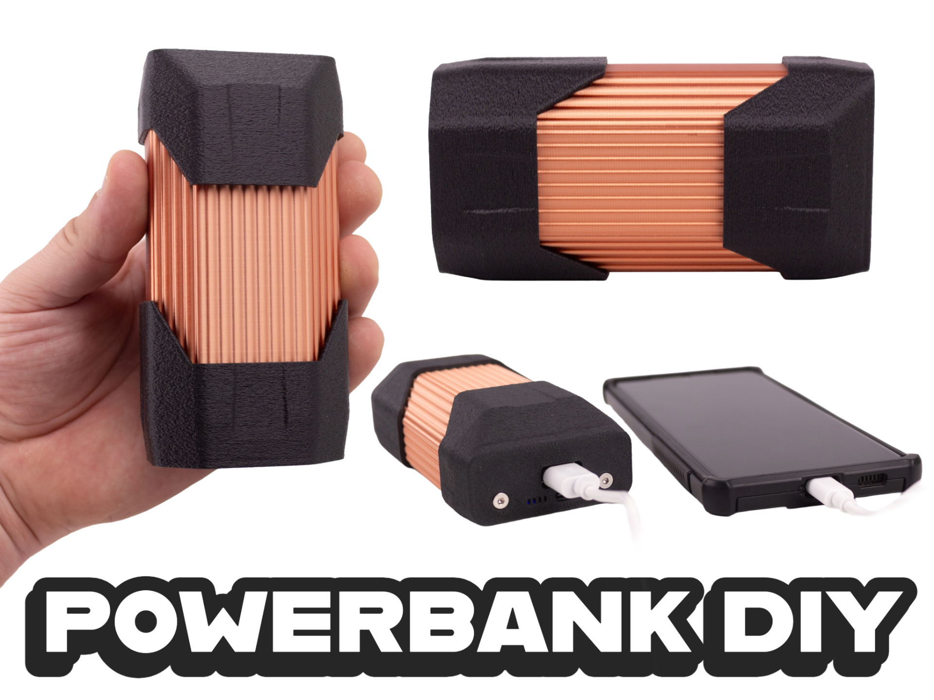 DIY mini Powerbank MK1 "LINES" - 1