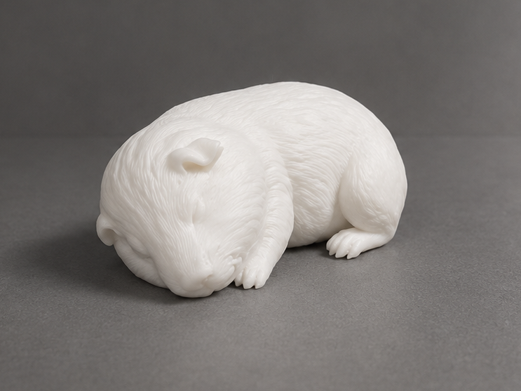Sleeping Guinea Pig - Cute - Animal 