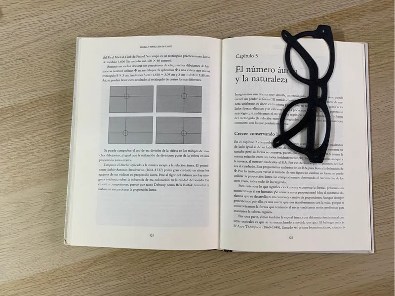glasses bookmark