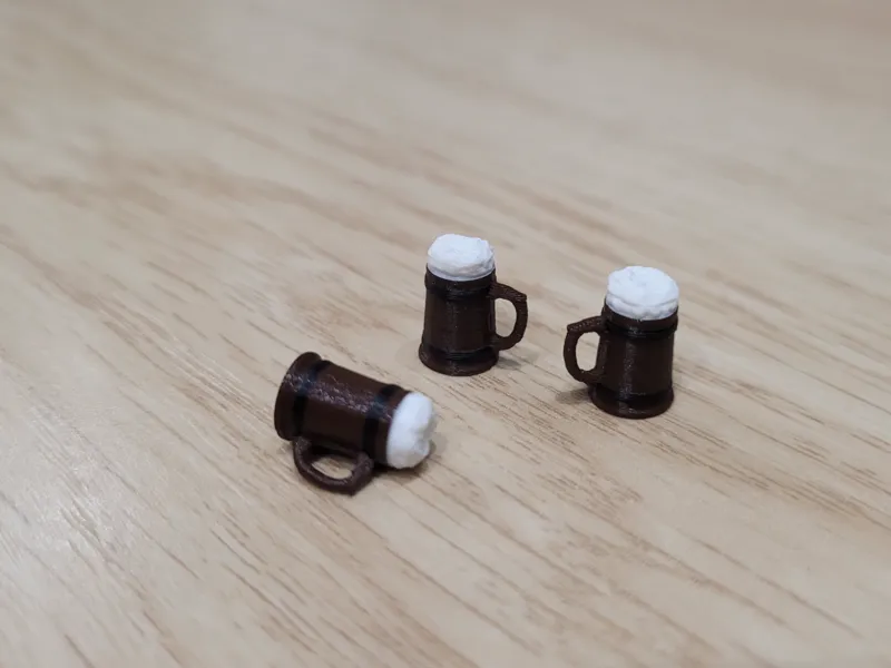 Dwarven Wooden Mug - Board Game Resource