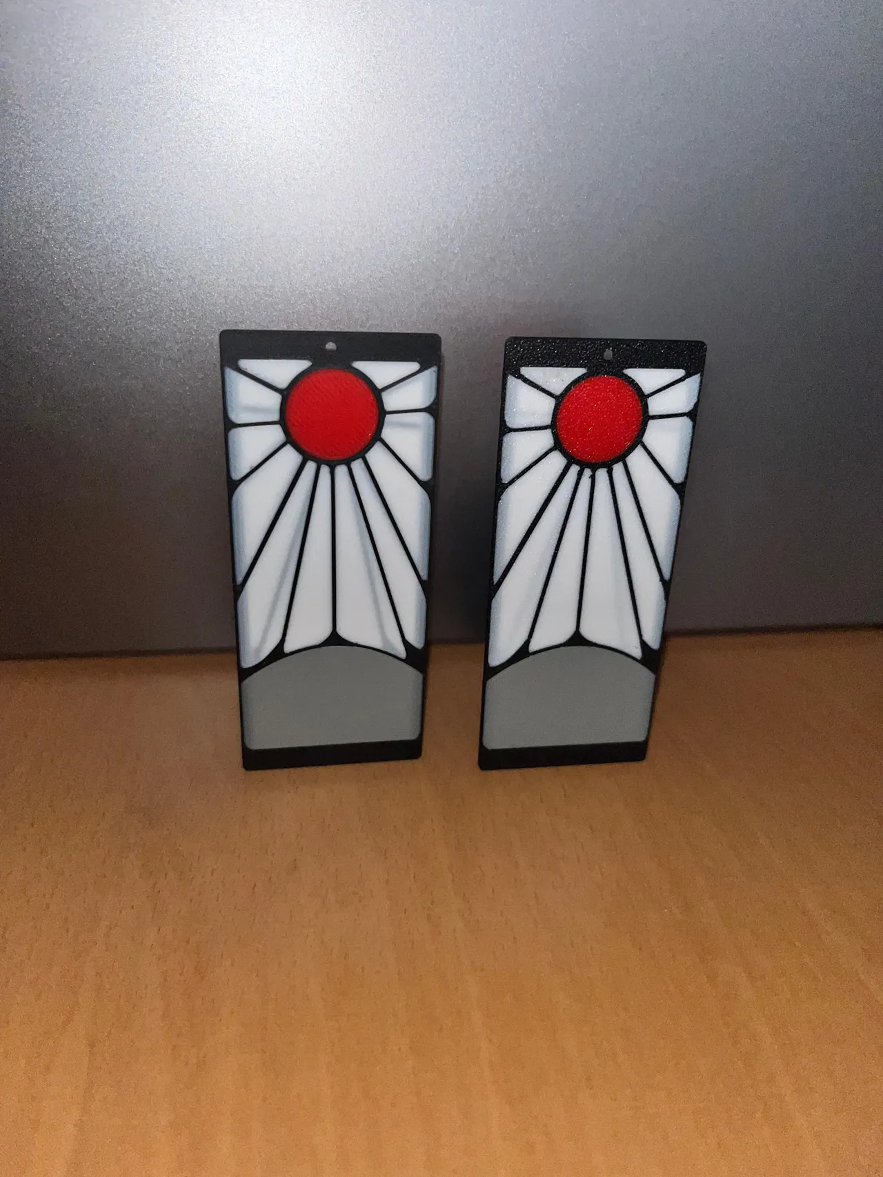 Tanjiro-Inspired Earring – Demon Slayer Fan Art view 3