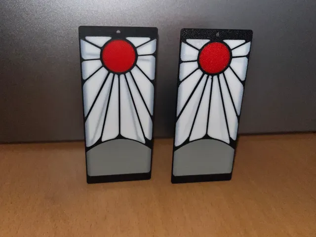 Tanjiro-Inspired Earring – Demon Slayer Fan Art